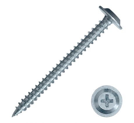 Skrutka okrasná do plechu Zn 4,2x40