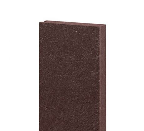 Palubovka 132x32mm, dĺžka 0.74m, bez pera, s drážkou, Hnedá